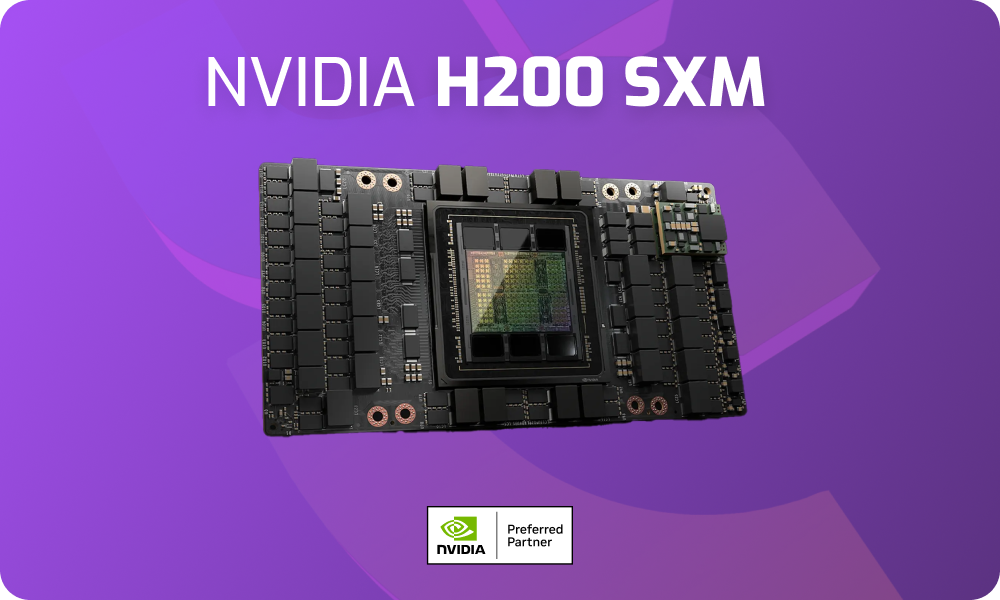 5 separate GPU Images - Blog Post - NVIDIA H200 SXM