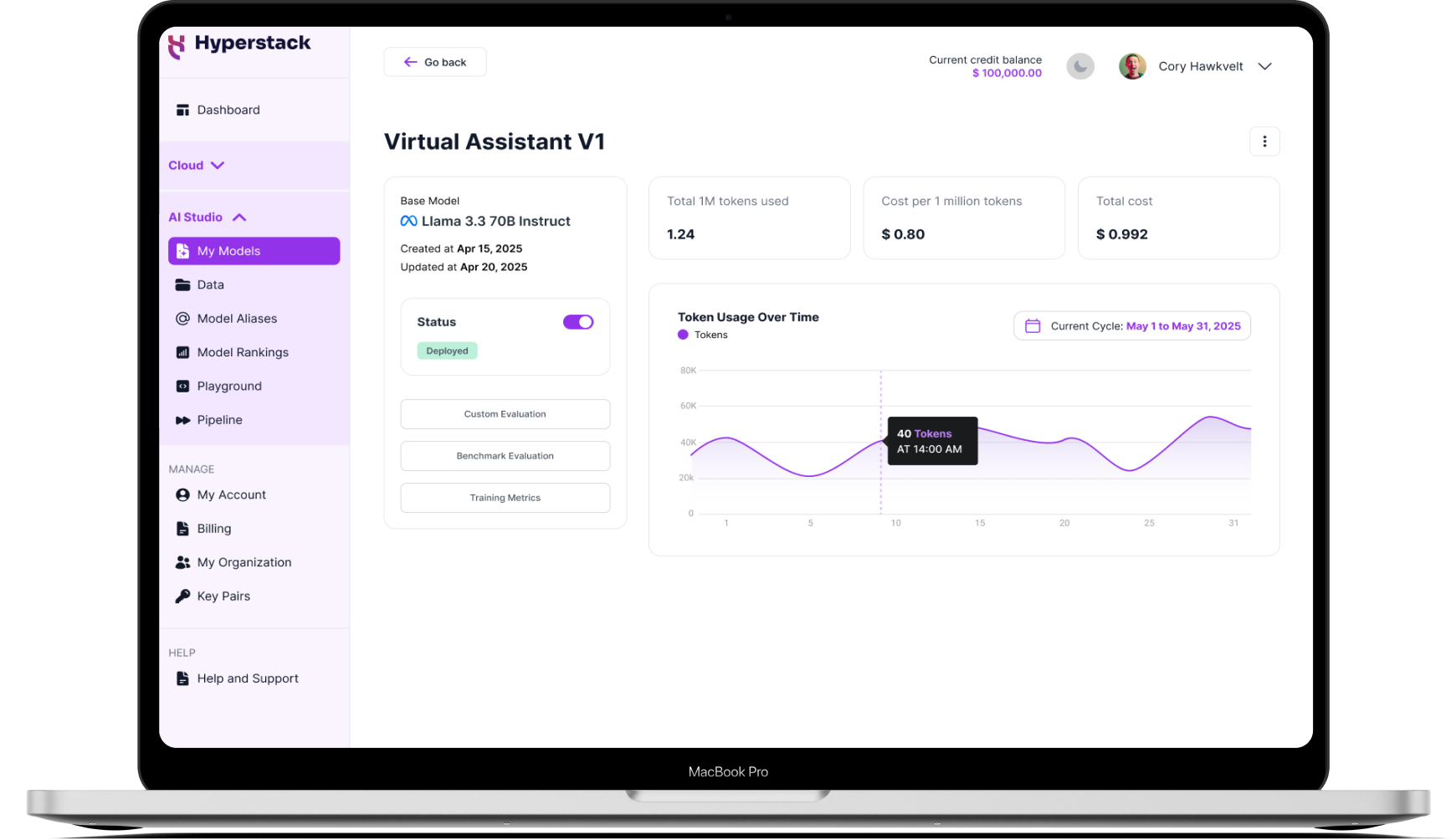 Hyperstack AI Studio I End-to-End Gen AI Platform