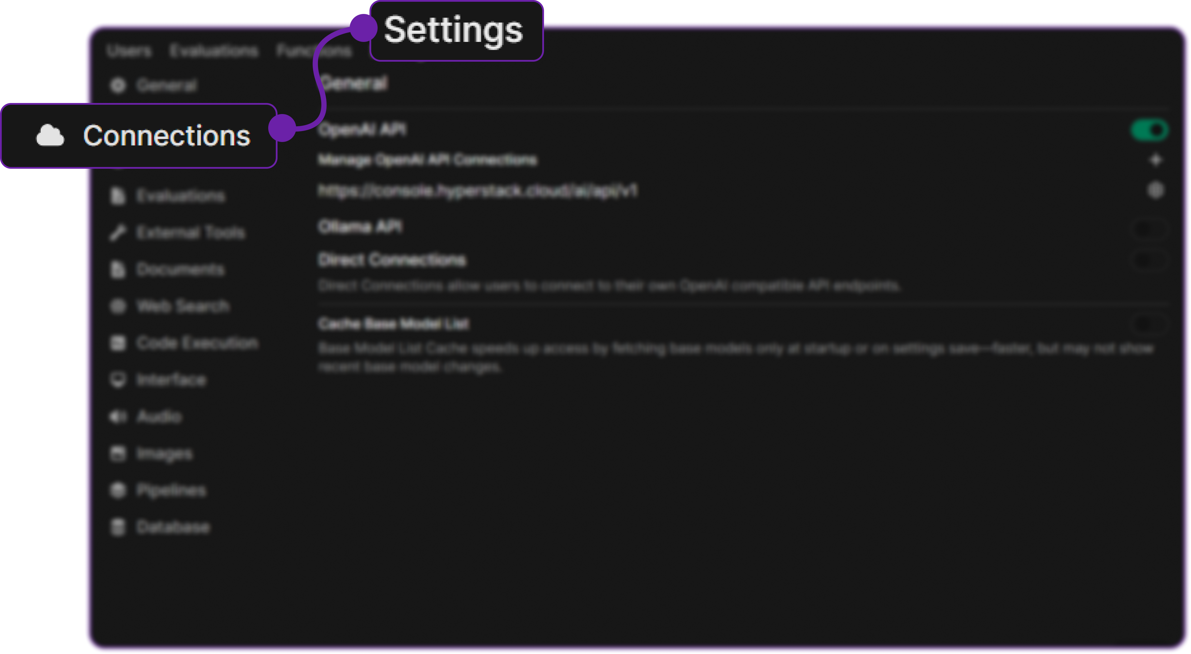 Settings Menu