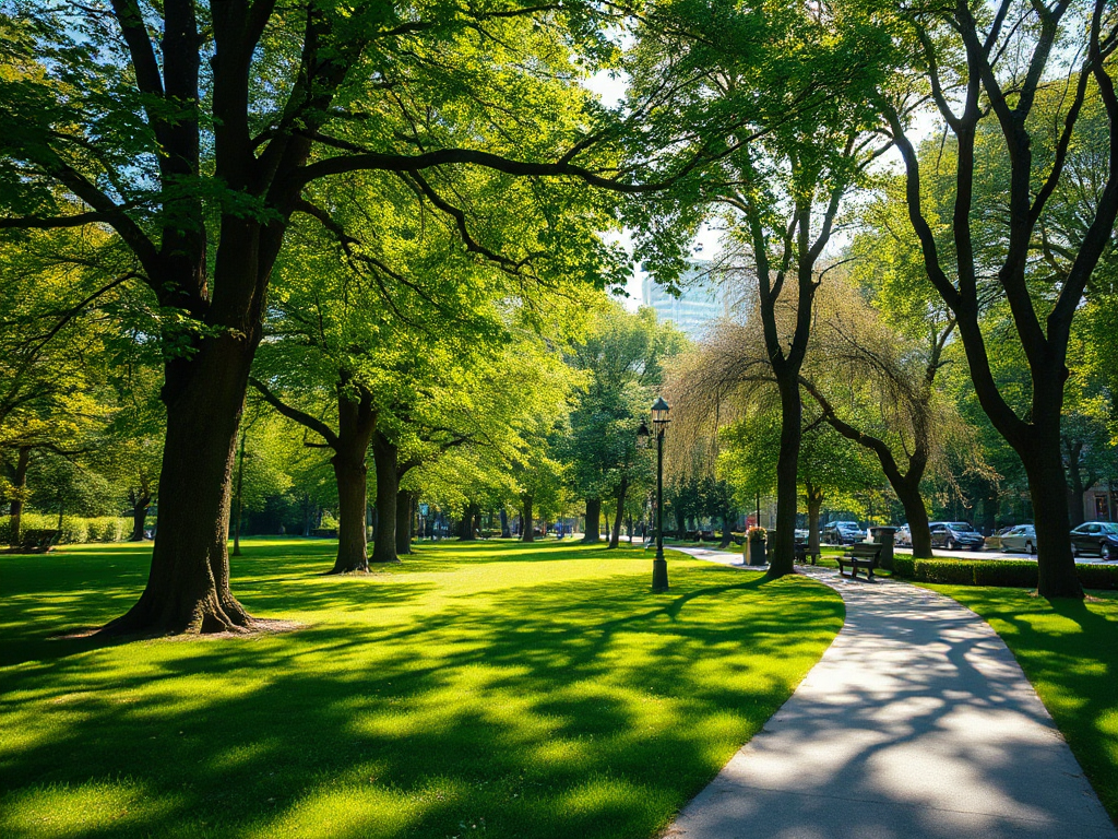 The original green summer park