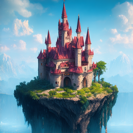 A fantasy castle at guidance_scale 6