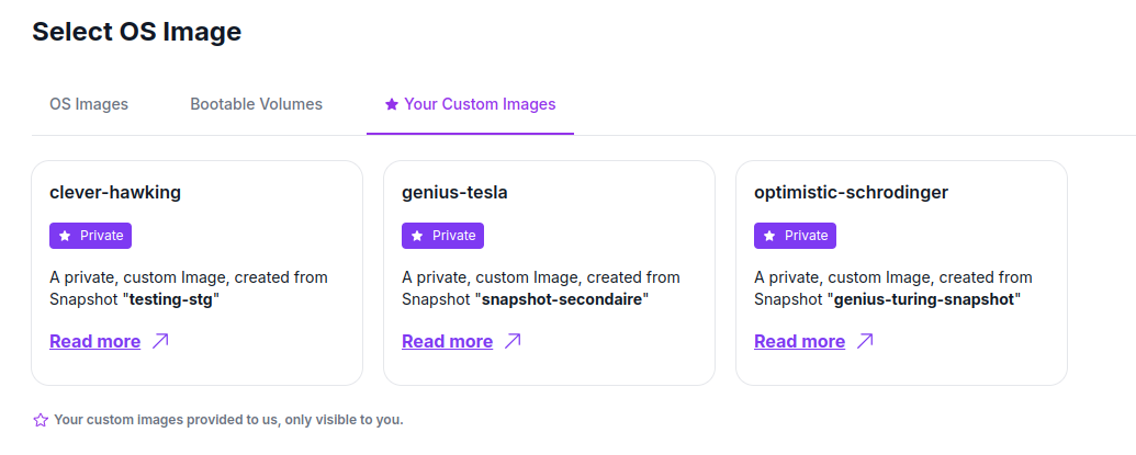 Custom Images