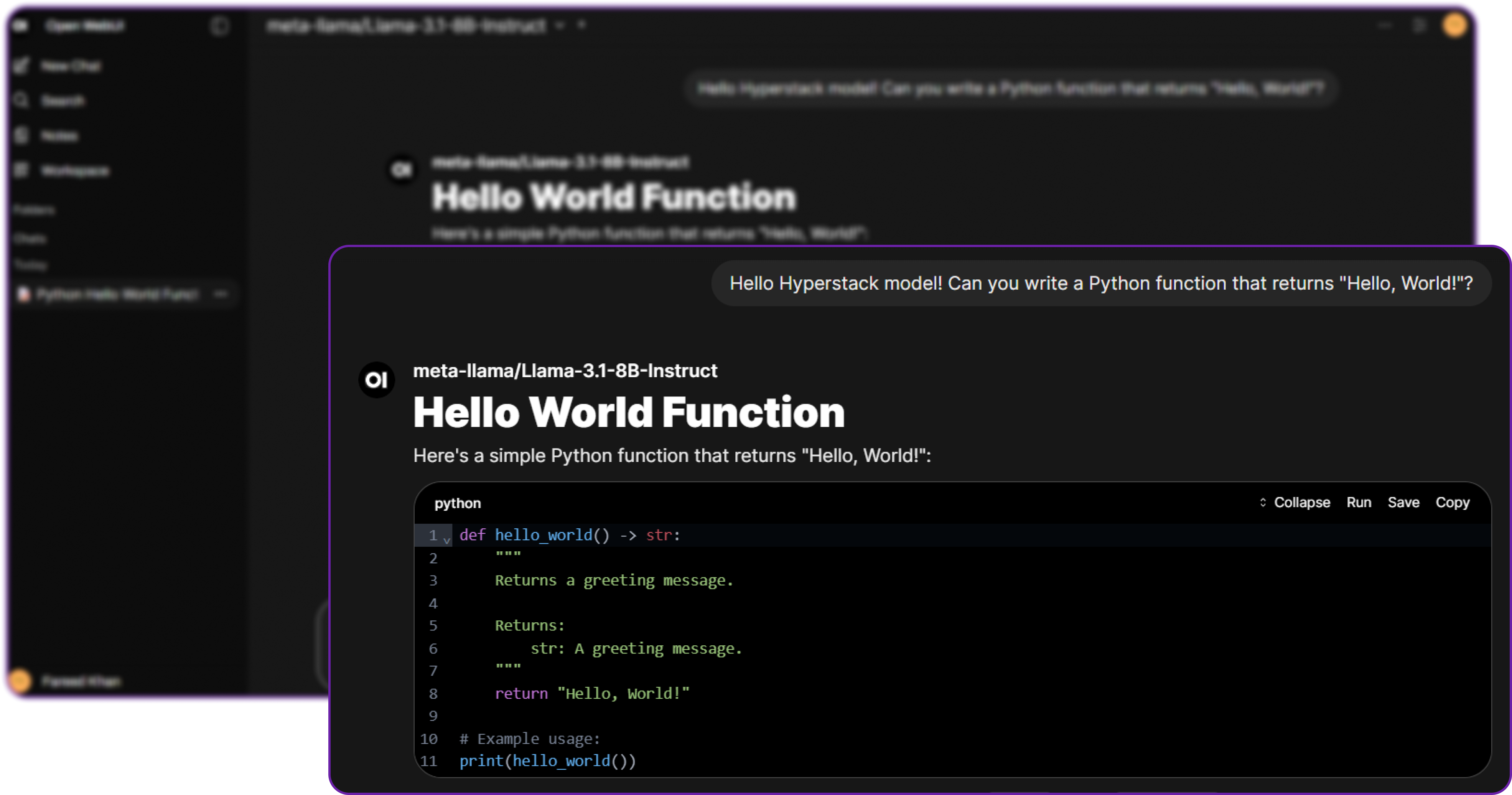 Chat Test Successful