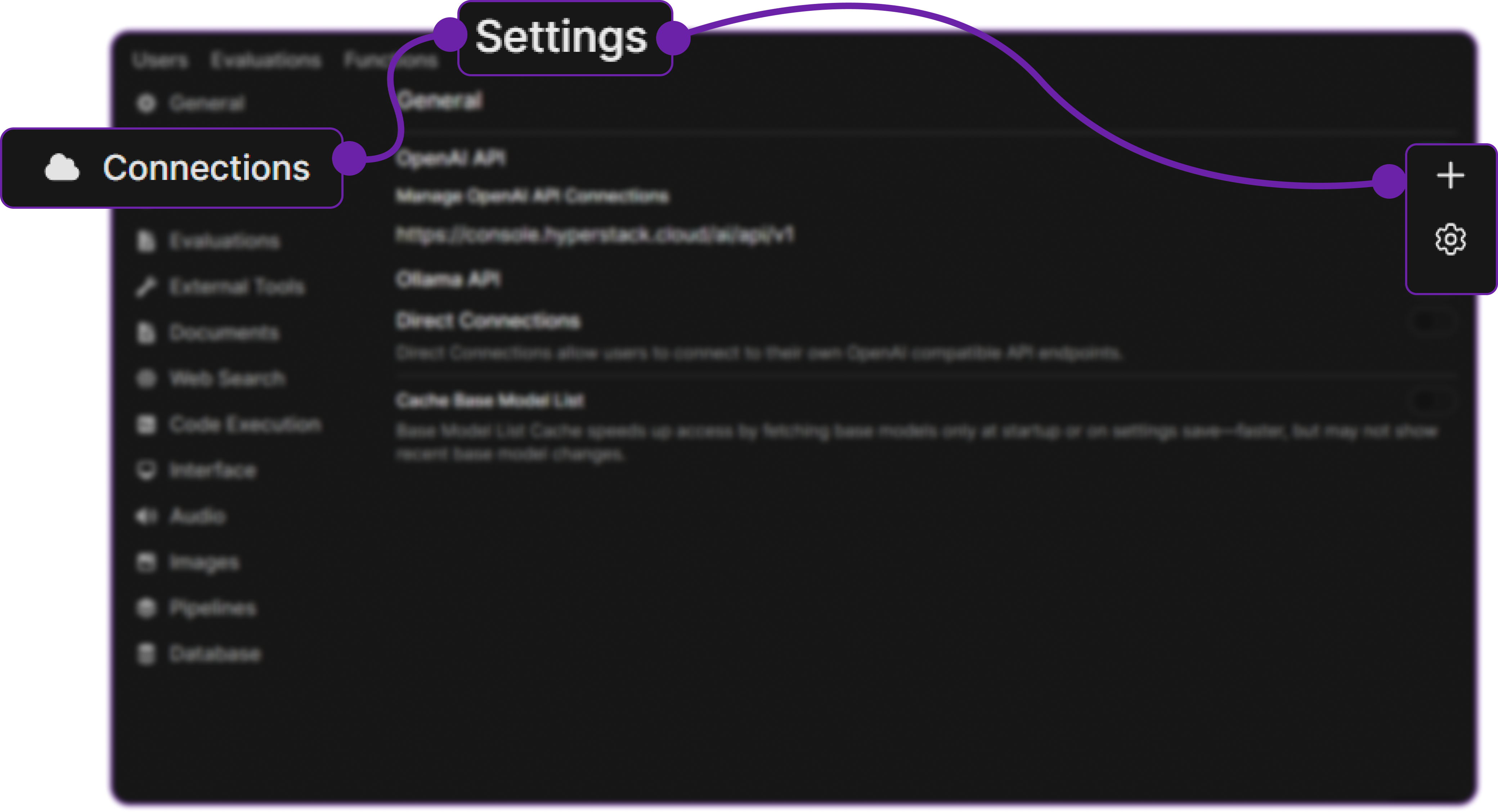 Connections Settings